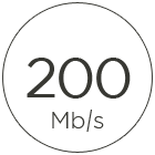 200 Mbps internet